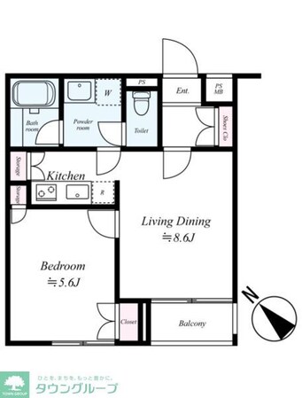 パレ・ホームズ大岡山の物件間取画像